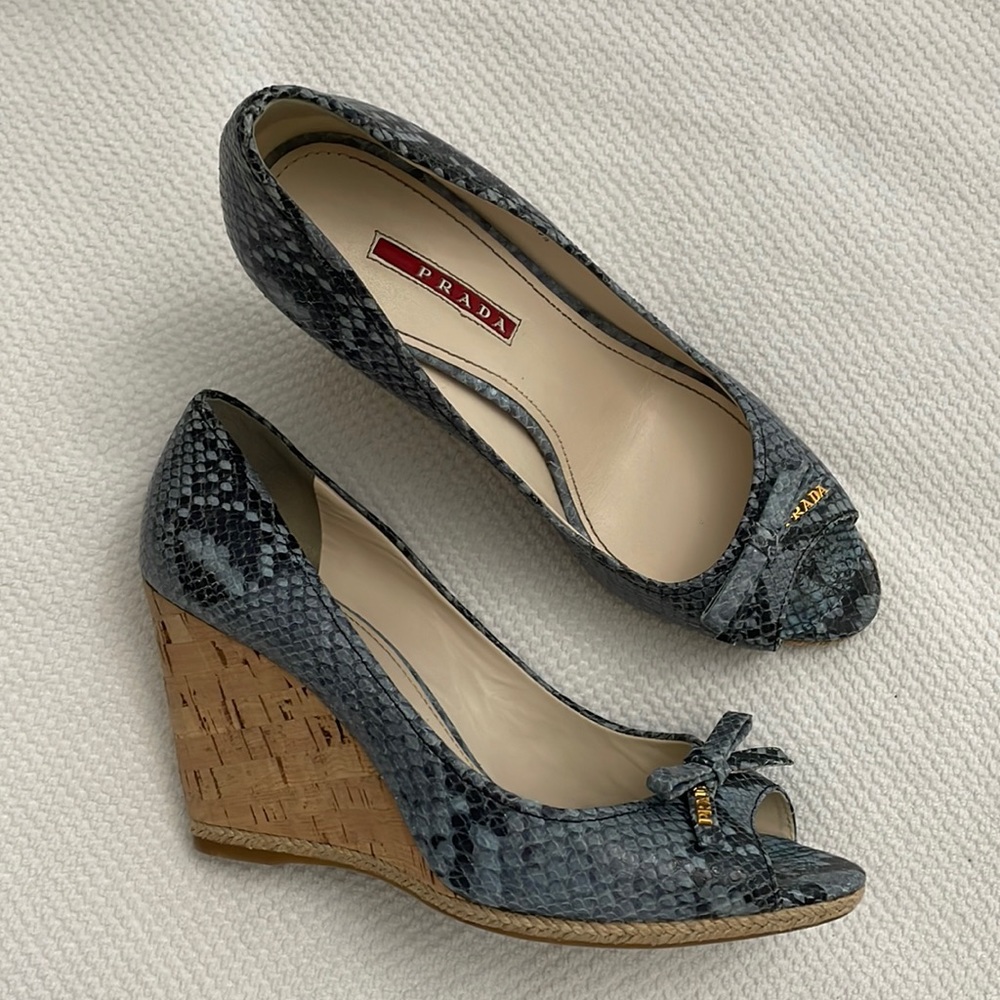 PRADA WEDGES **BRAND NEW NEVER WORN